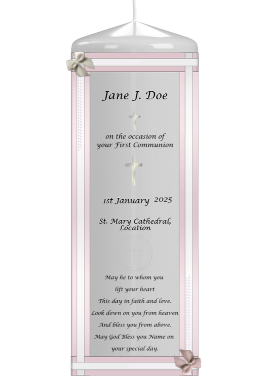 Communion and Confirmation Candles